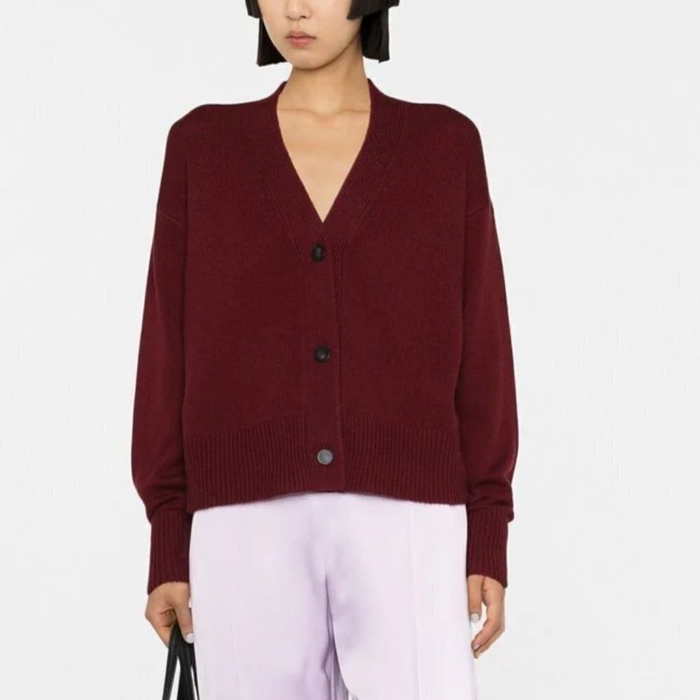 Vince wool-cashmere fine-knit cardigan